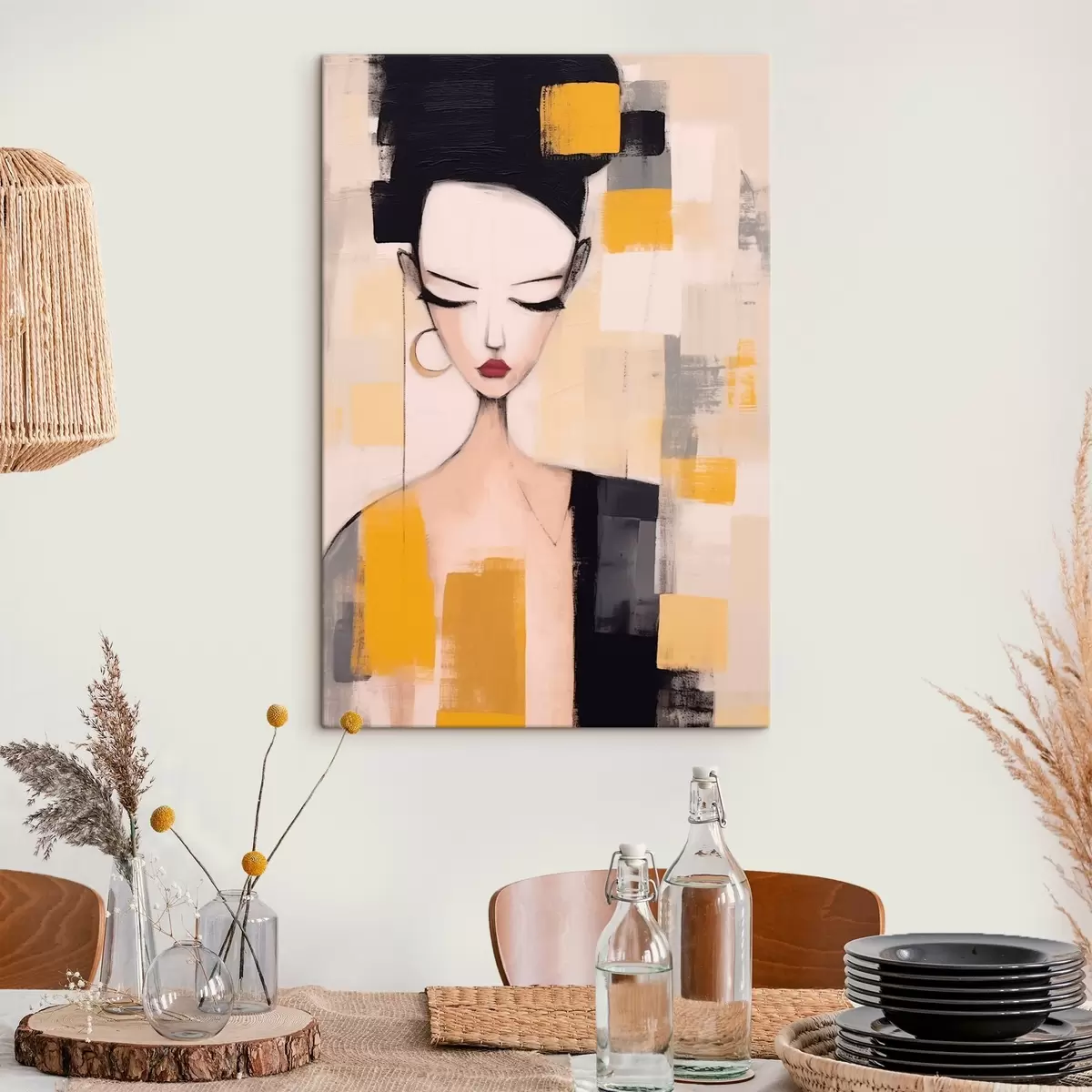  Schilderijen Kubistisch portret s46806