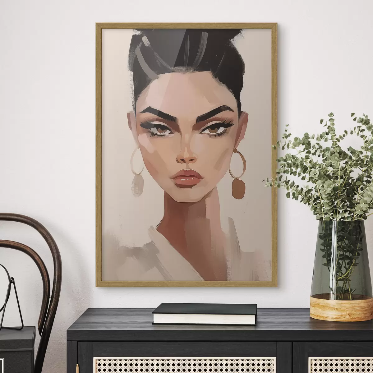 Poster Portret van een meisje f46805