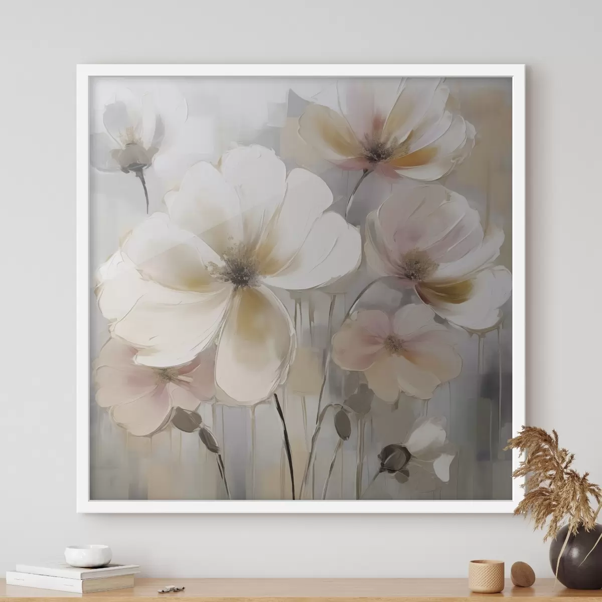 Poster Primitieve bloemen f46831