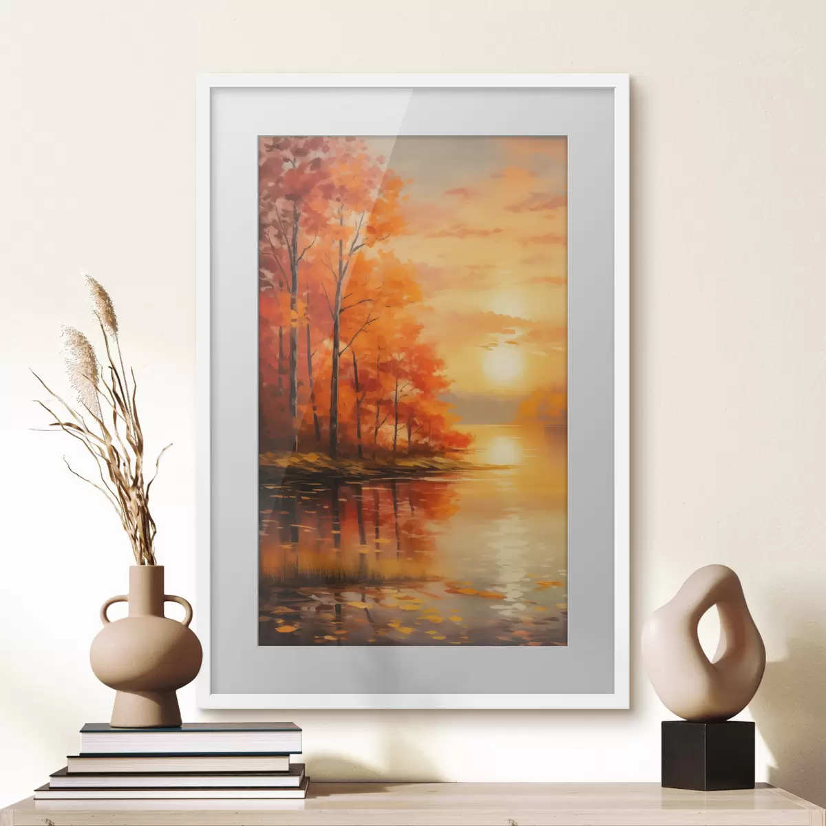 Poster Herfstbos f46771