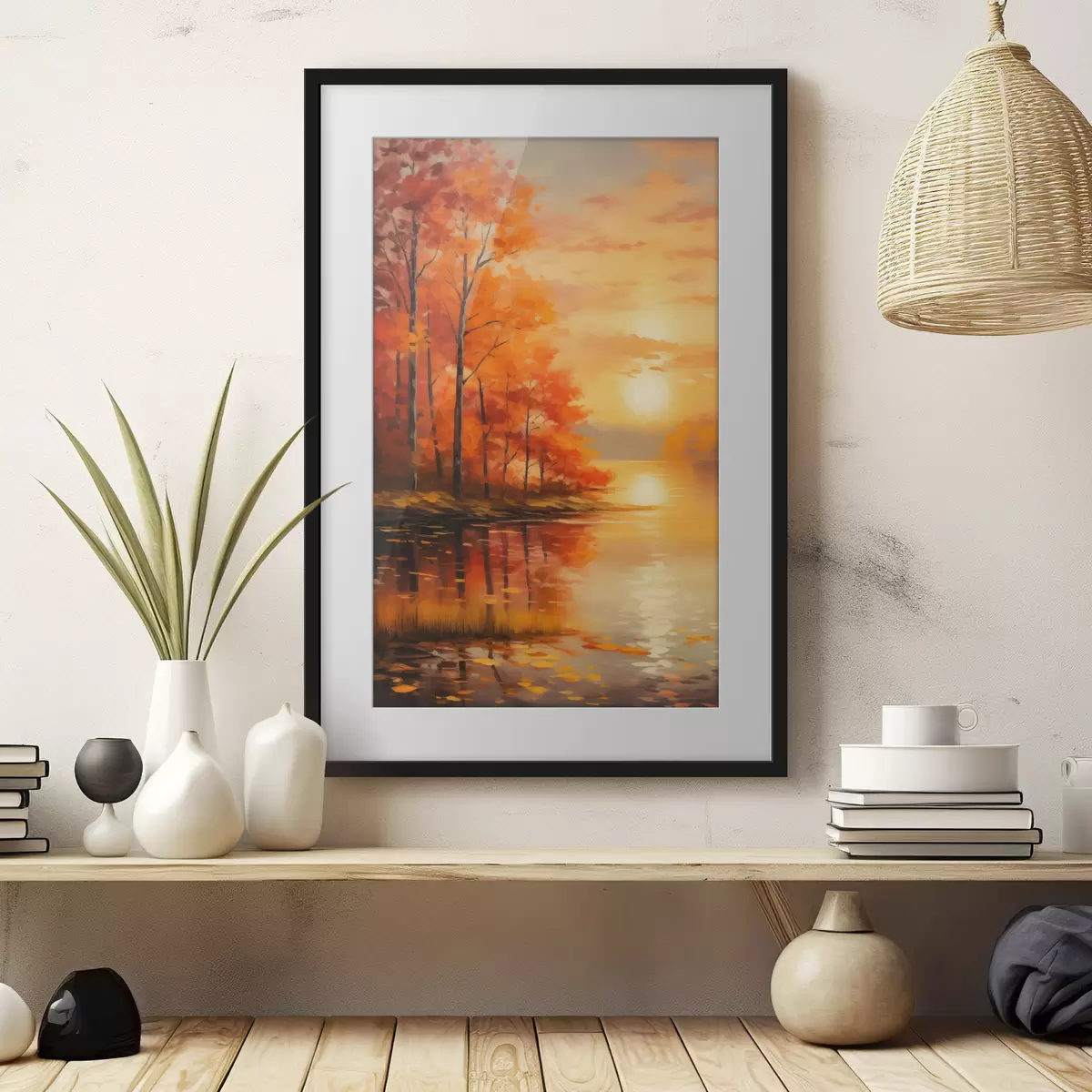 Poster Herfstbos f46771