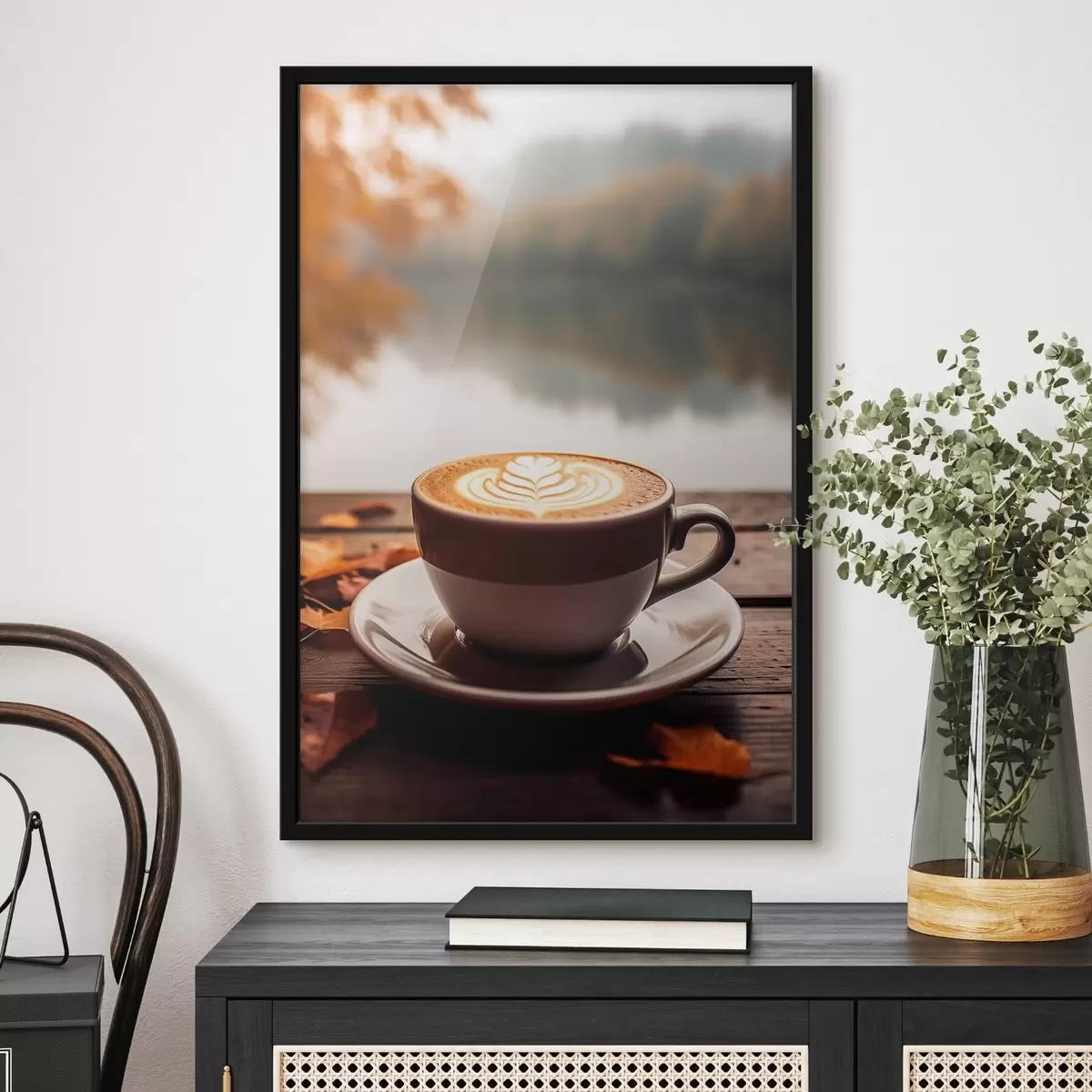 Poster Geurige cappuccino, koffie f46775