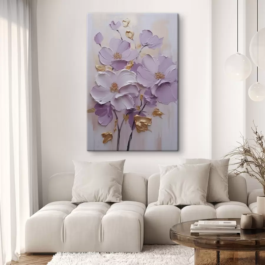  Schilderijen Abstracte bloemen s46838