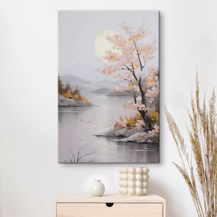  Schilderijen Abstracte landschapsimitatie van schilderkunst s46840