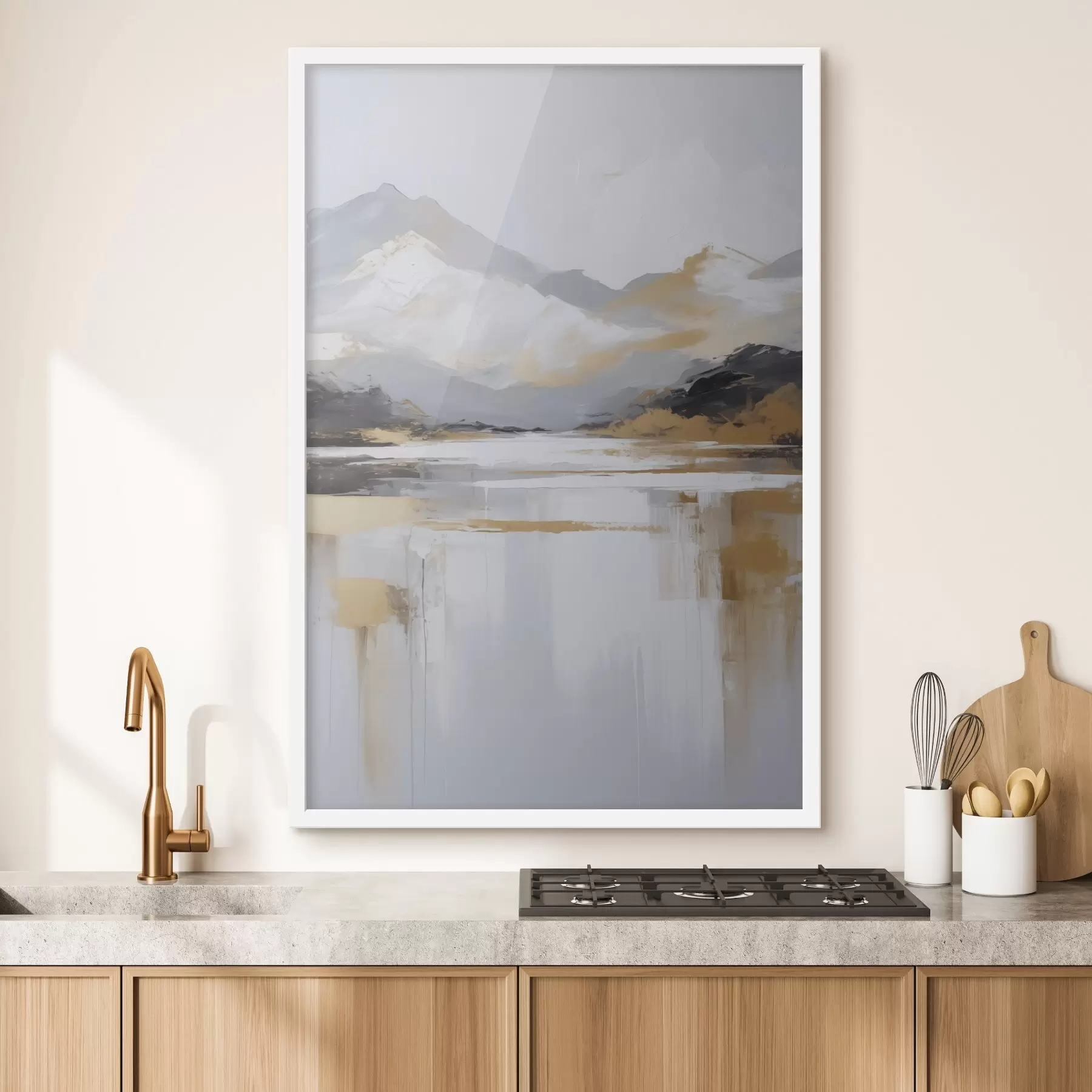 Fotobehang Bergen vanbinnen f46841