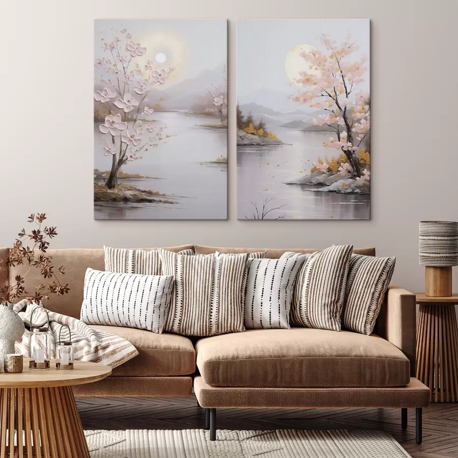  Schilderijen Abstract landschap m01057