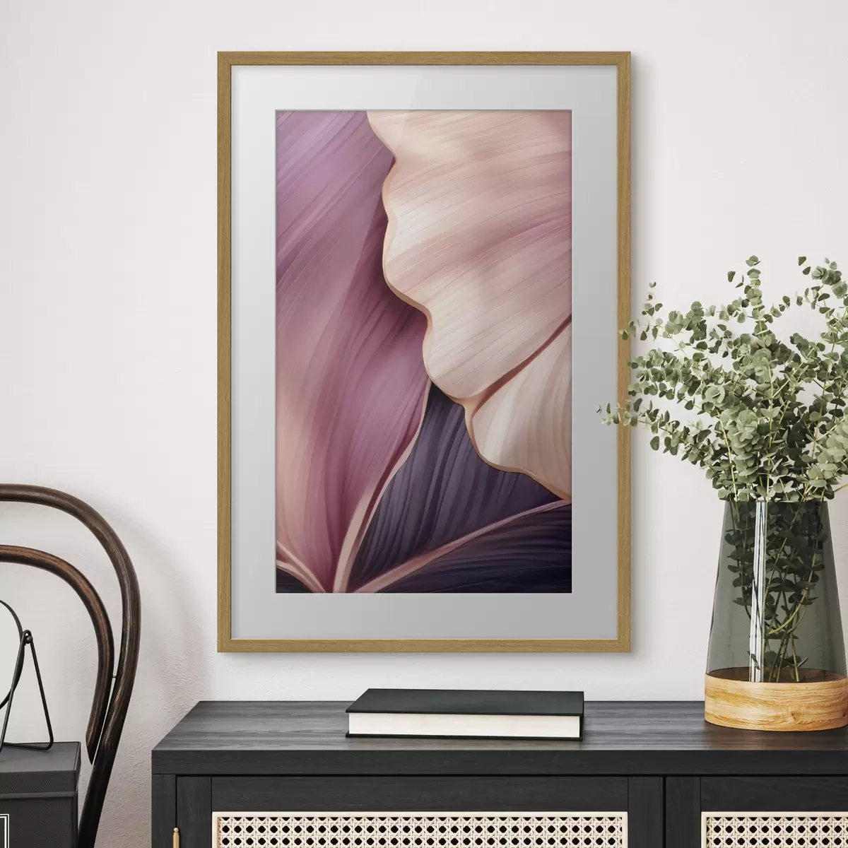 Poster Abstracte bladeren f46872