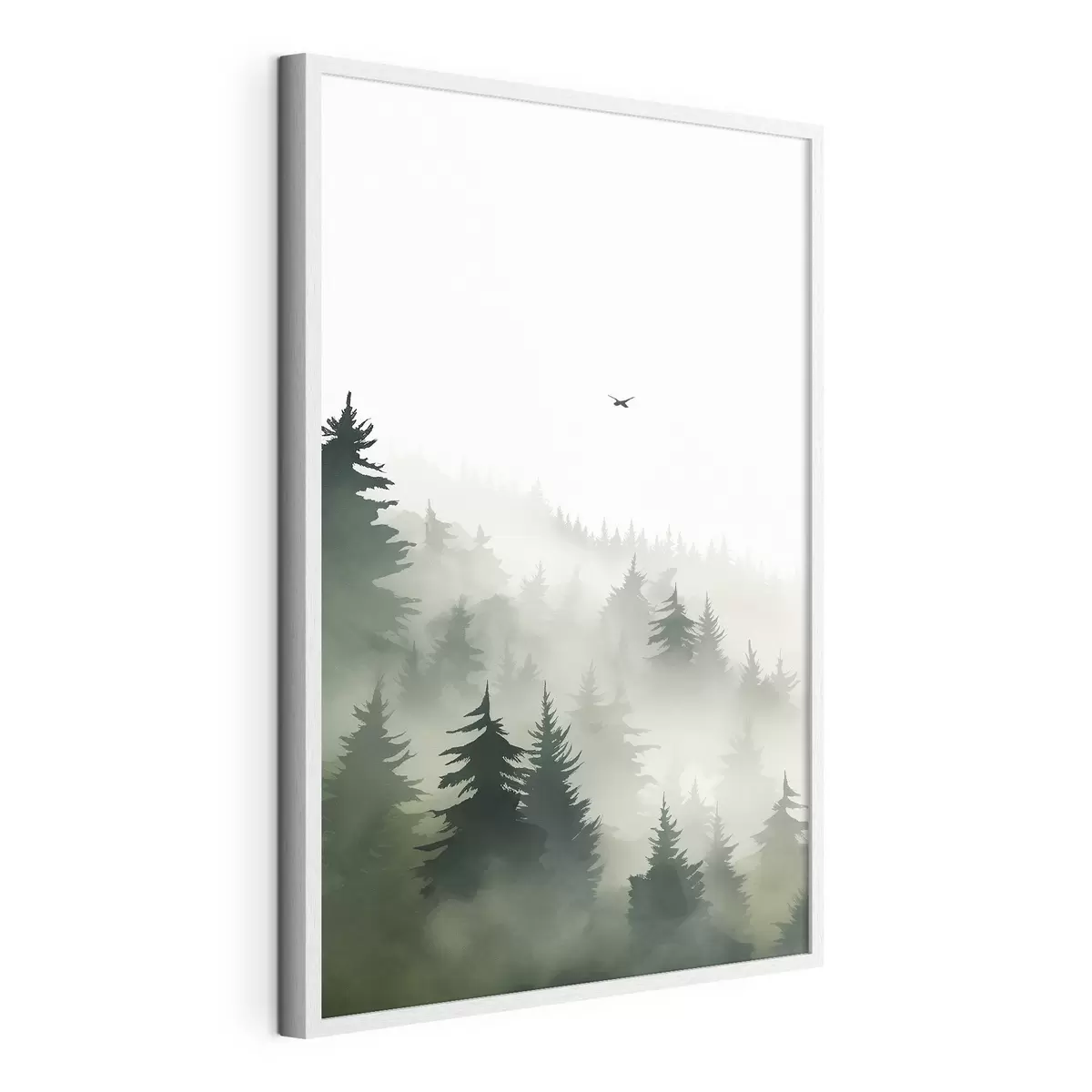 Poster Bos in de mist f46875