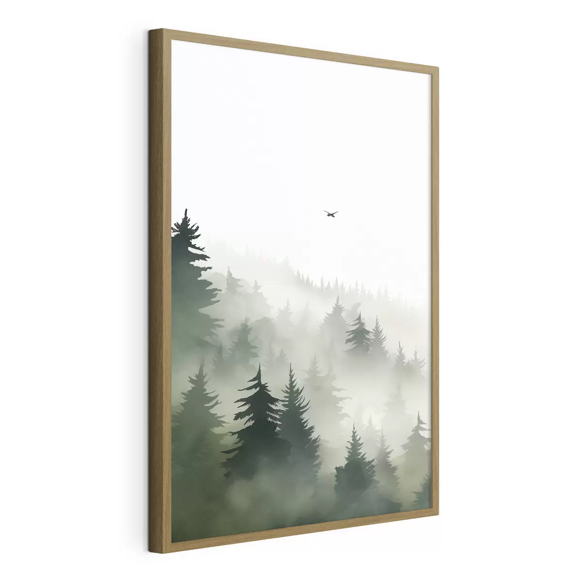 Poster Bos in de mist f46875