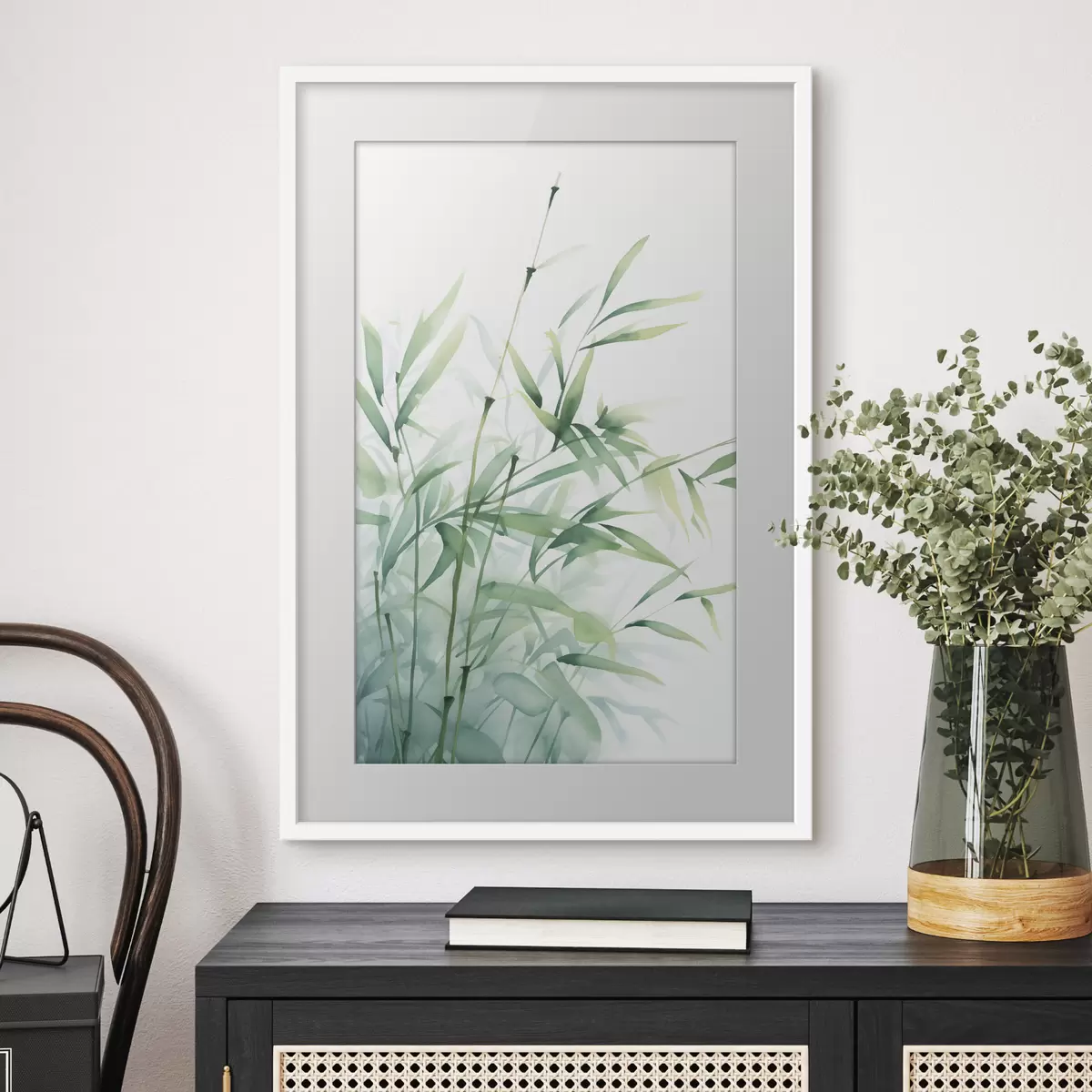 Poster Bamboeplanten f46877