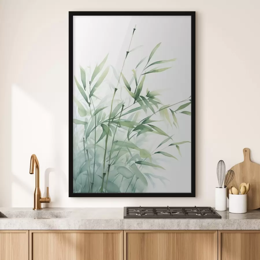 Fotobehang Bamboeplanten f46877