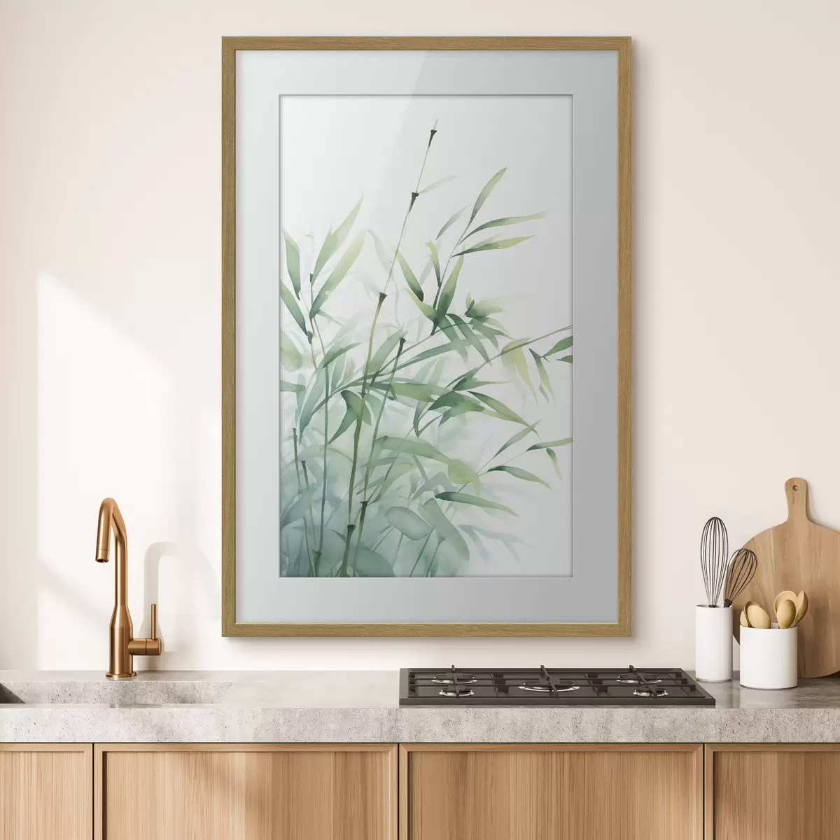 Poster Bamboeplanten f46877