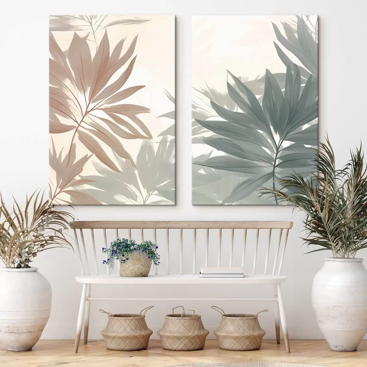  Schilderijen Tropische bladeren m01060