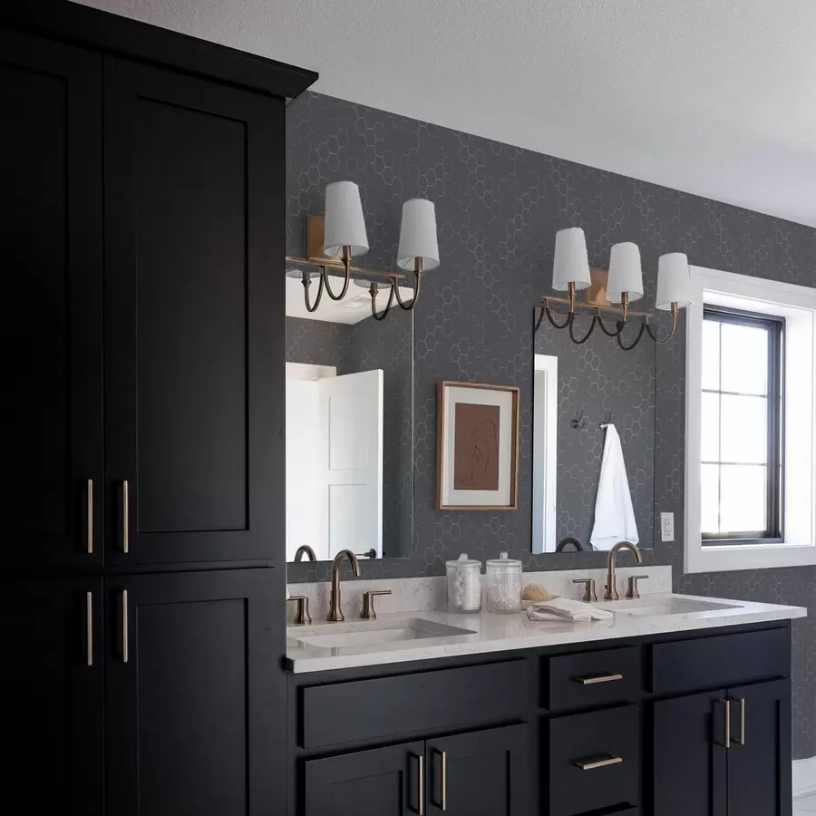 Fotobehang Donker grafiet honingraatpatroon met diepte a01061v1