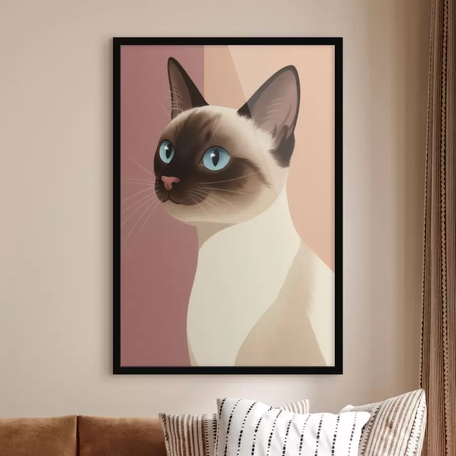 Fotobehang Kat f46849