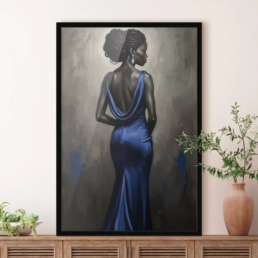 Fotobehang Meisje in een jurk f46856