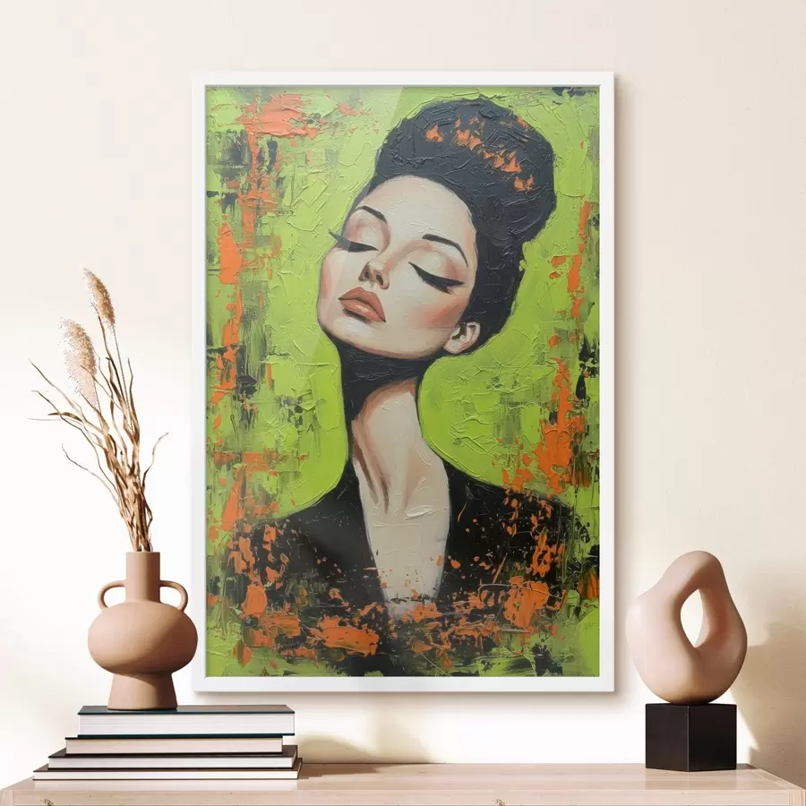 Fotobehang Portret van een meisje f46860