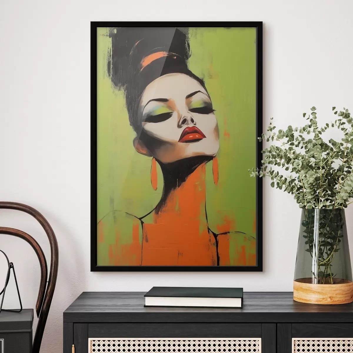 Poster Portret van een meisje f46866