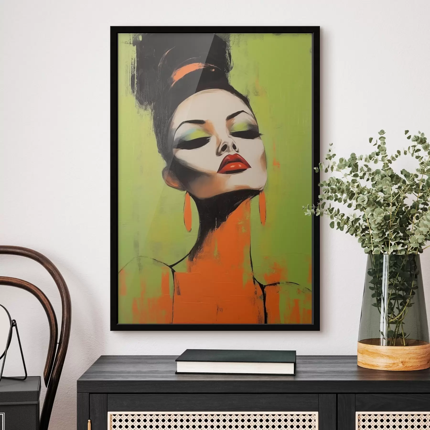 Fotobehang Portret van een meisje f46866