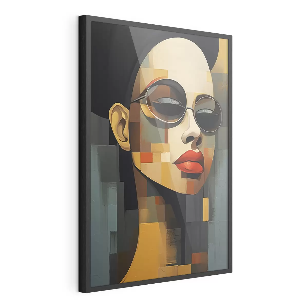 Poster Abstract portret f46868