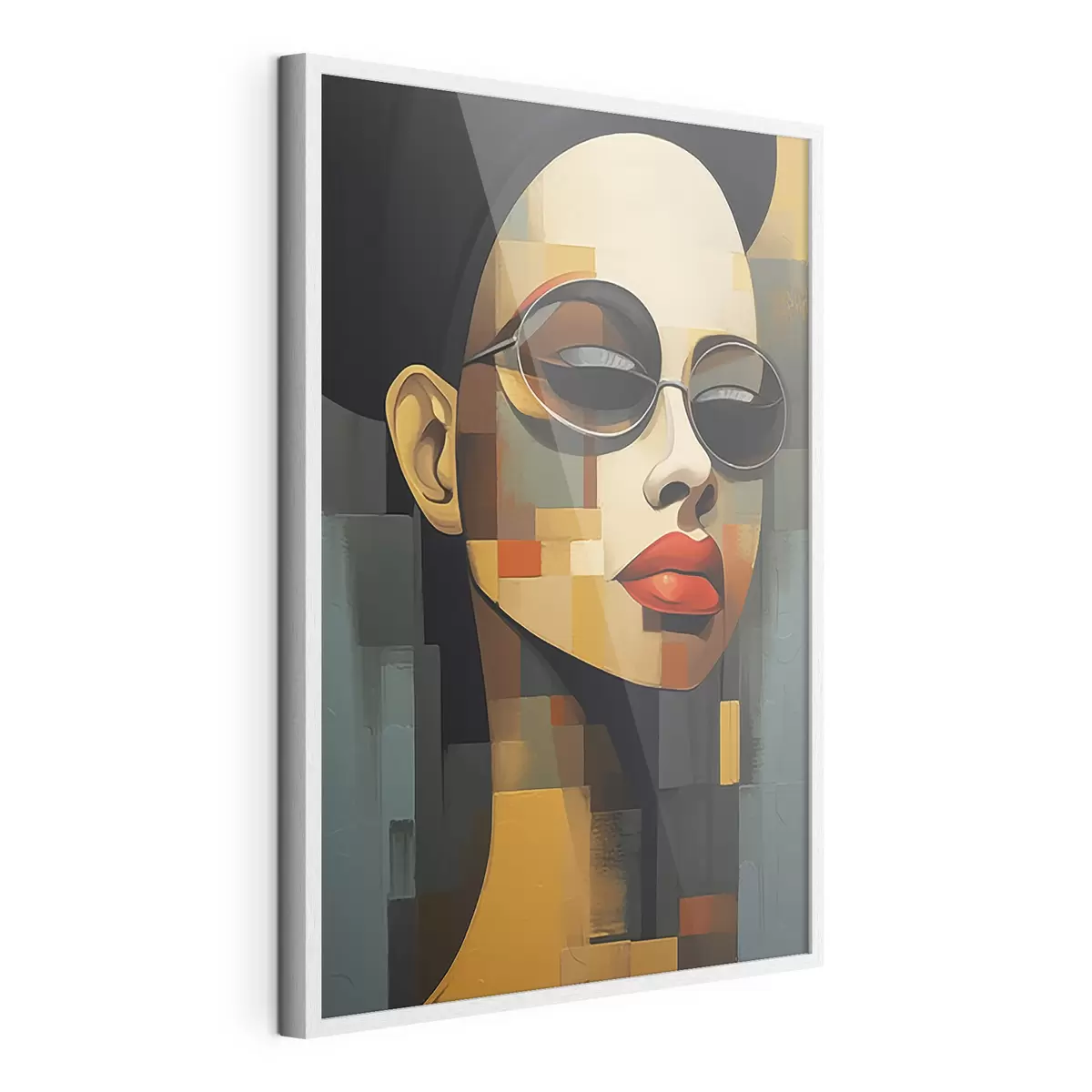Poster Abstract portret f46868