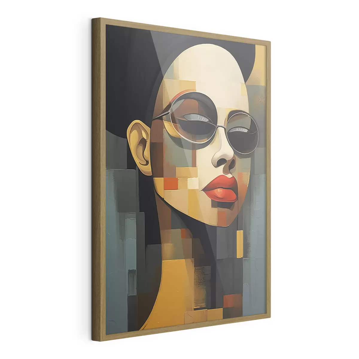 Poster Abstract portret f46868