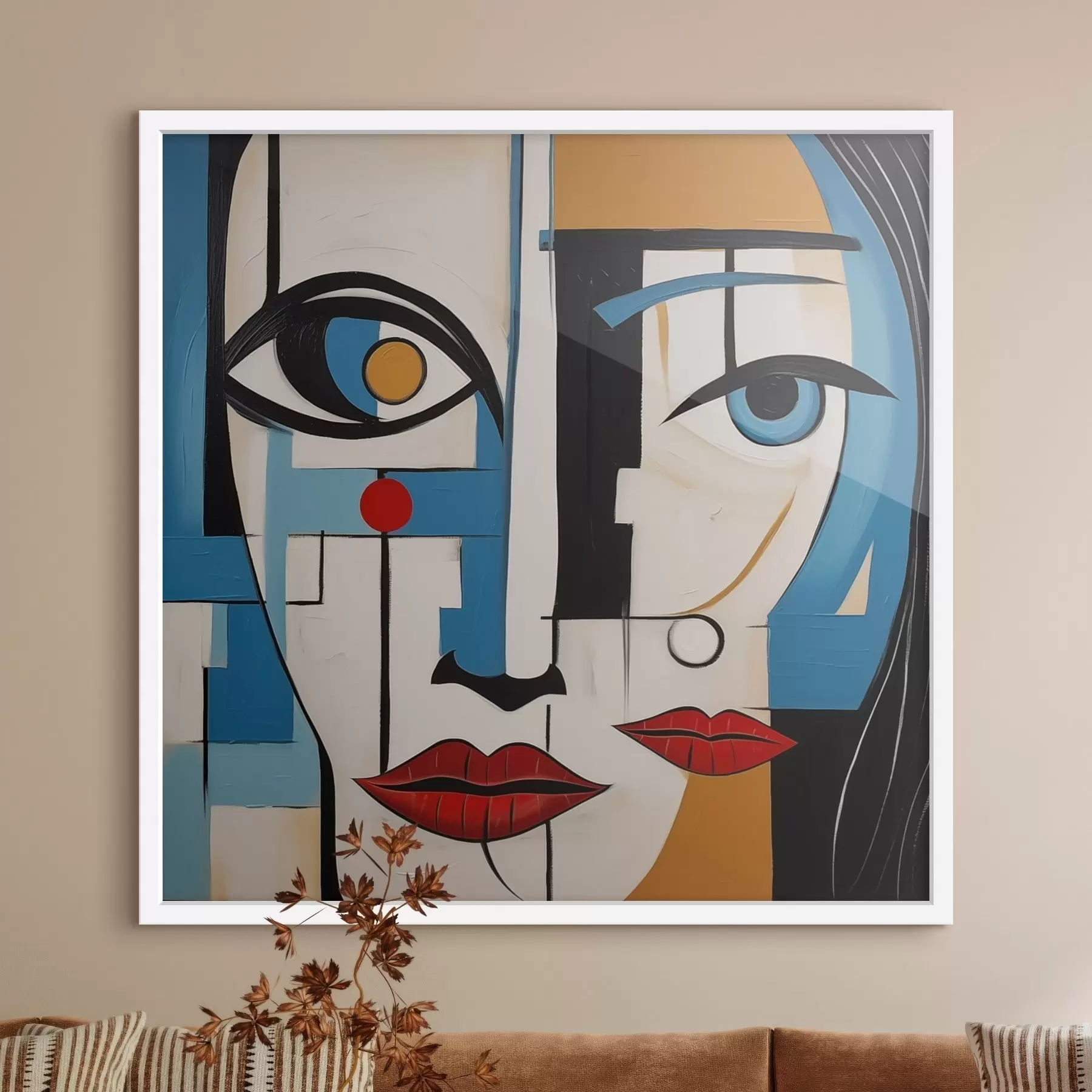 Fotobehang Abstract portret f46870