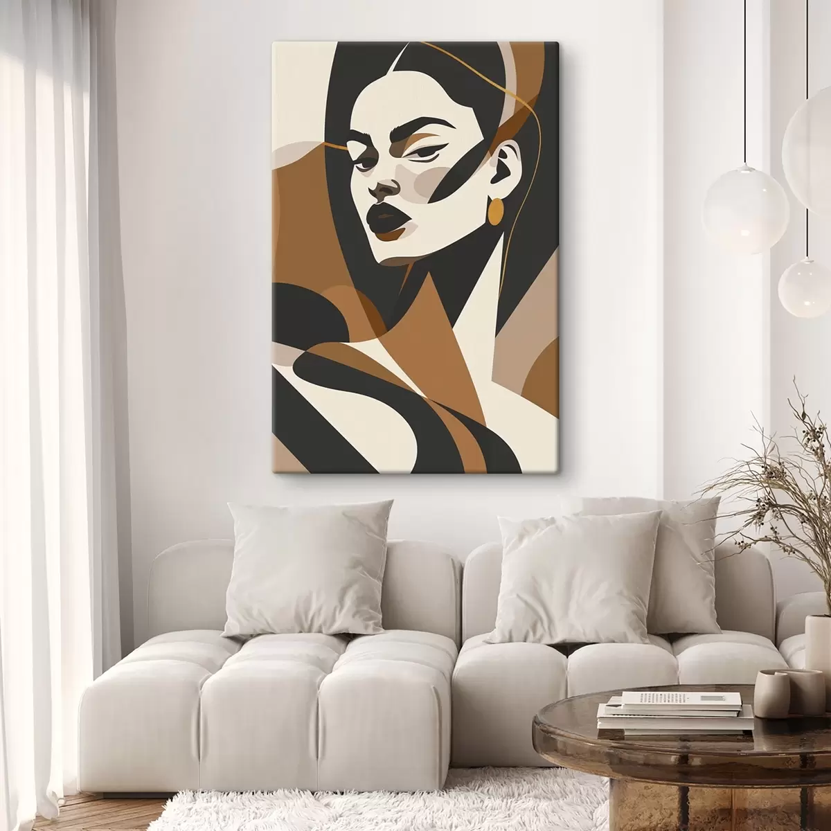  Schilderijen Abstract portret van een vrouw s46905