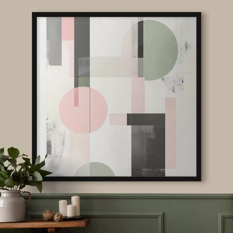 Fotobehang Geometrische abstractie f46902