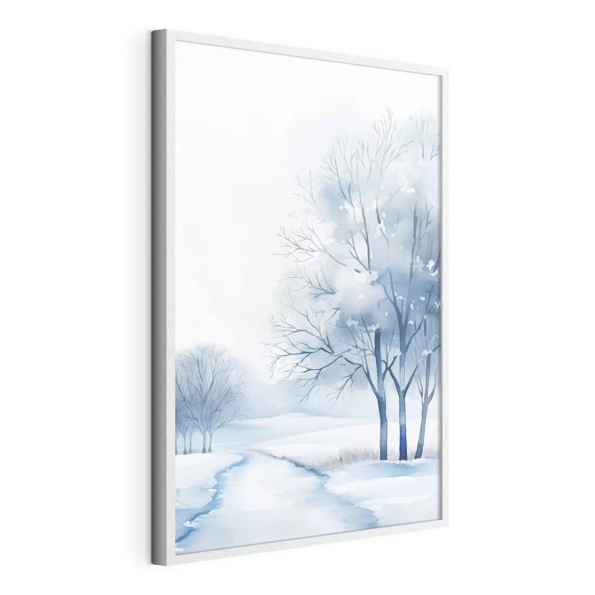 Poster Bomen in een wintertuin f46967