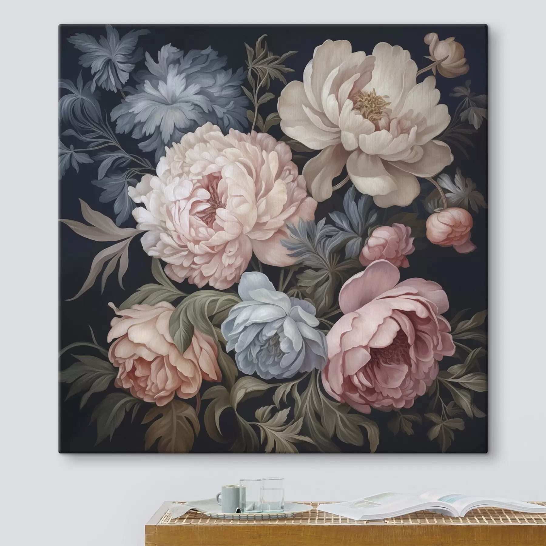  Schilderijen Decoratieve bloemen s46913