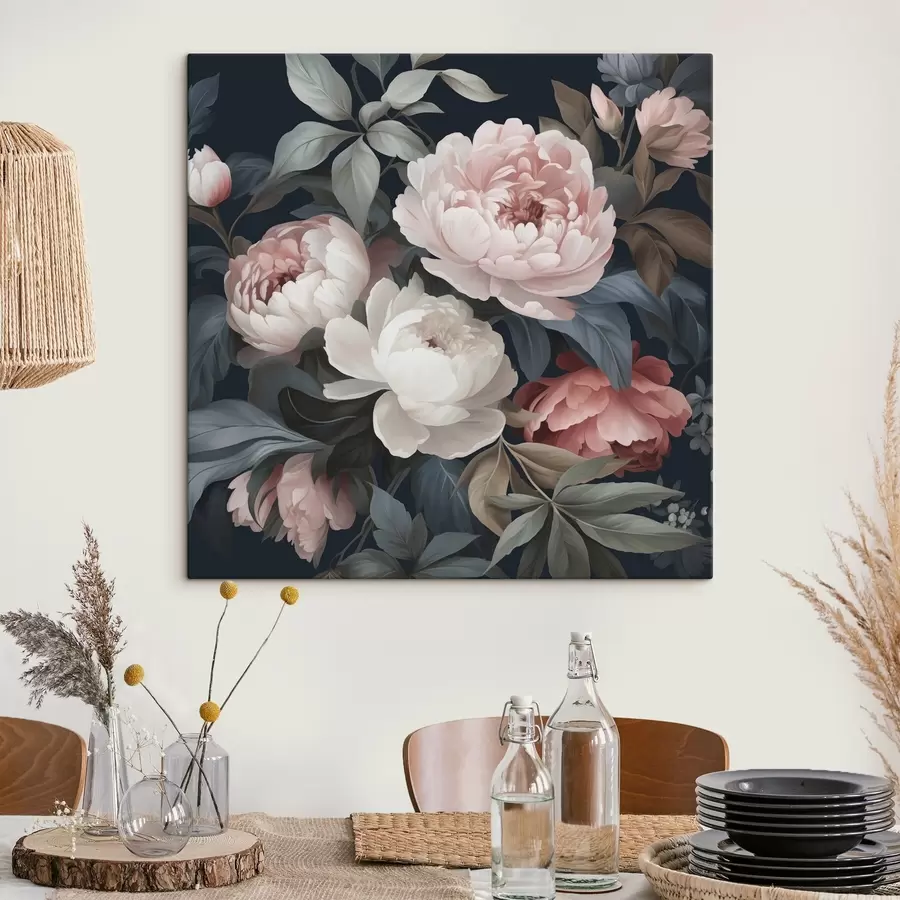  Schilderijen Decoratieve bloemen s46914