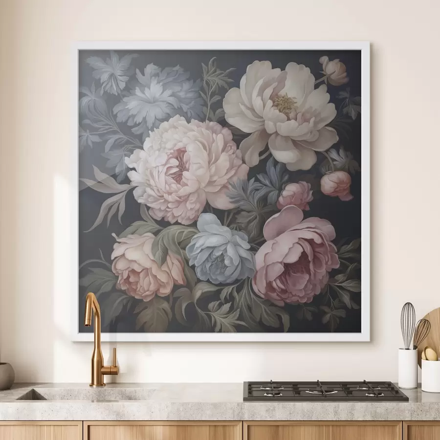 Fotobehang Decoratieve bloemen f46913