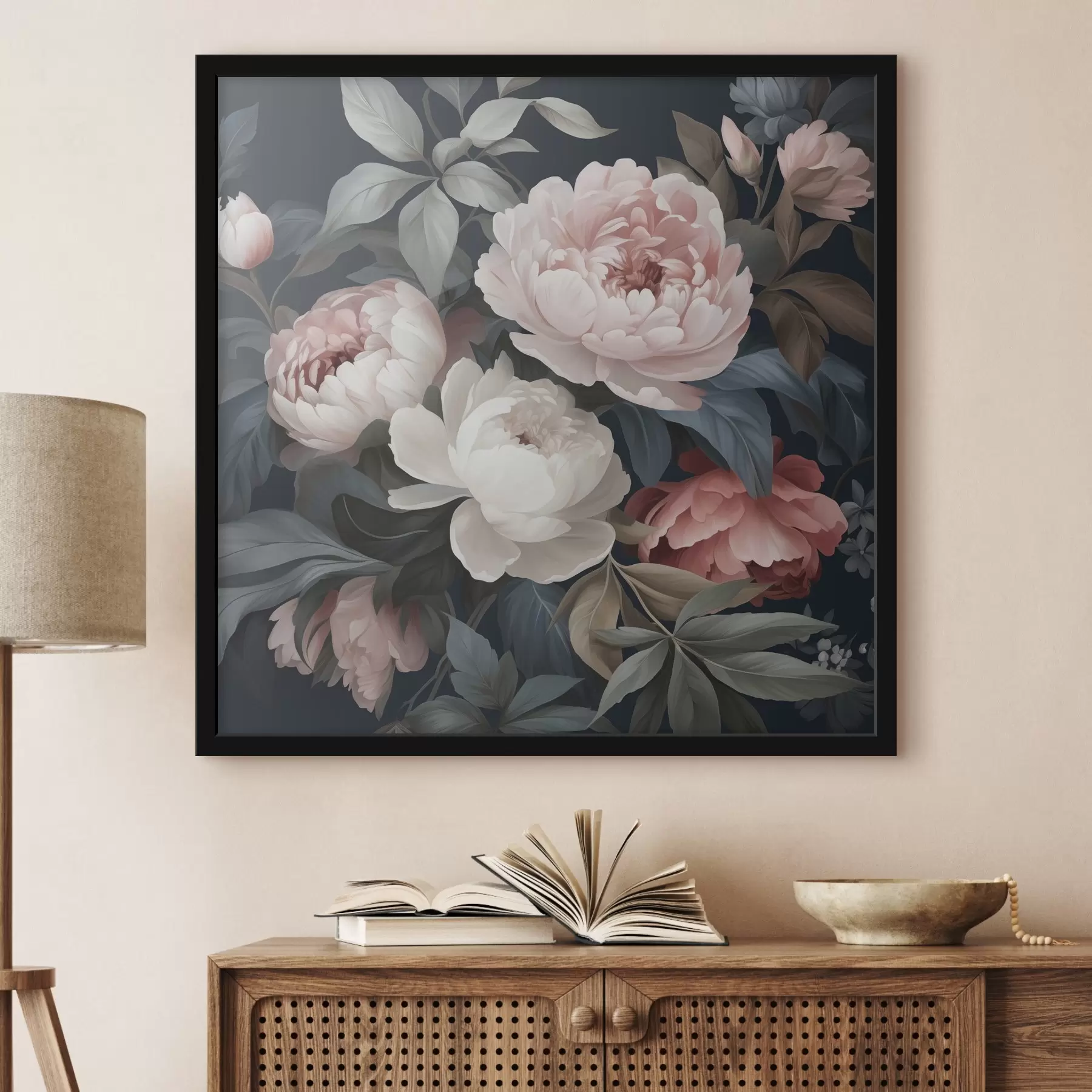 Fotobehang Decoratieve bloemen f46914