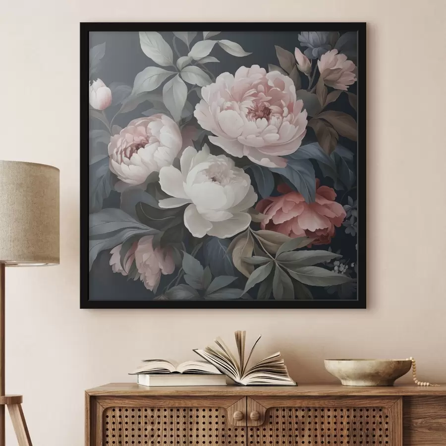 Fotobehang Decoratieve bloemen f46914