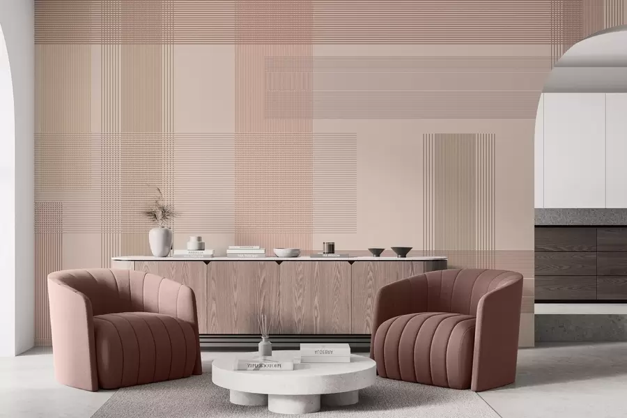 Fotobehang Geometrische harmonie w05014