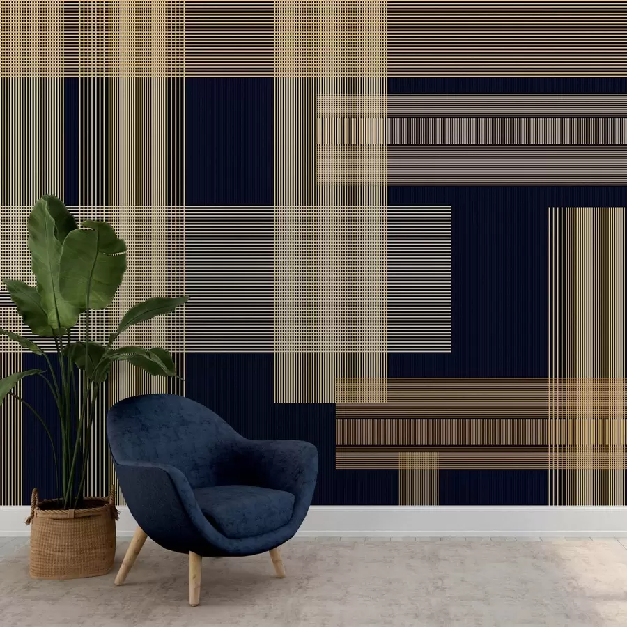 Fotobehang Geometrische harmonie w05014v2