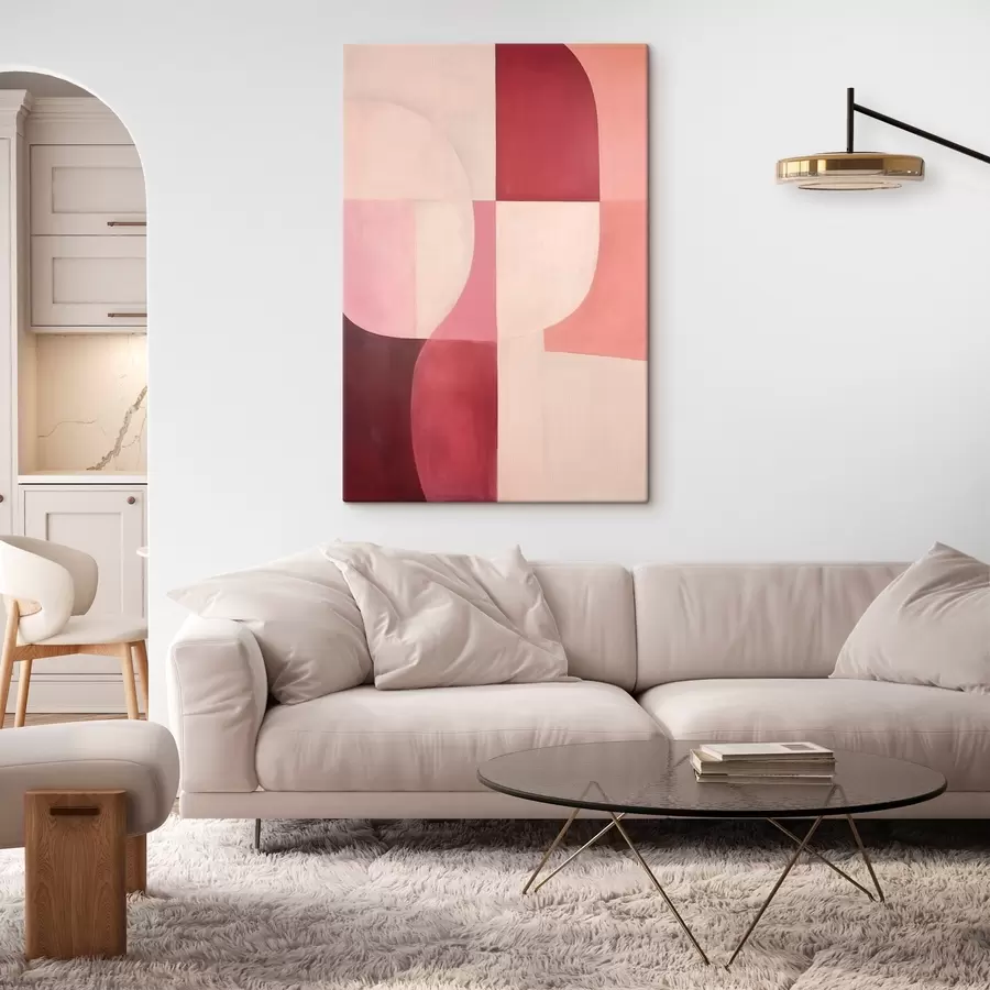  Schilderijen Samenstelling van vloeiende vormen s46989