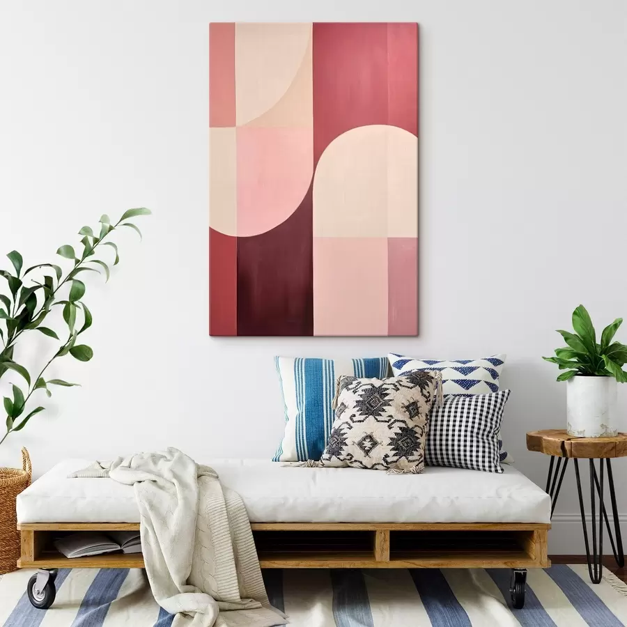  Schilderijen Samenstelling van vloeiende vormen s46990