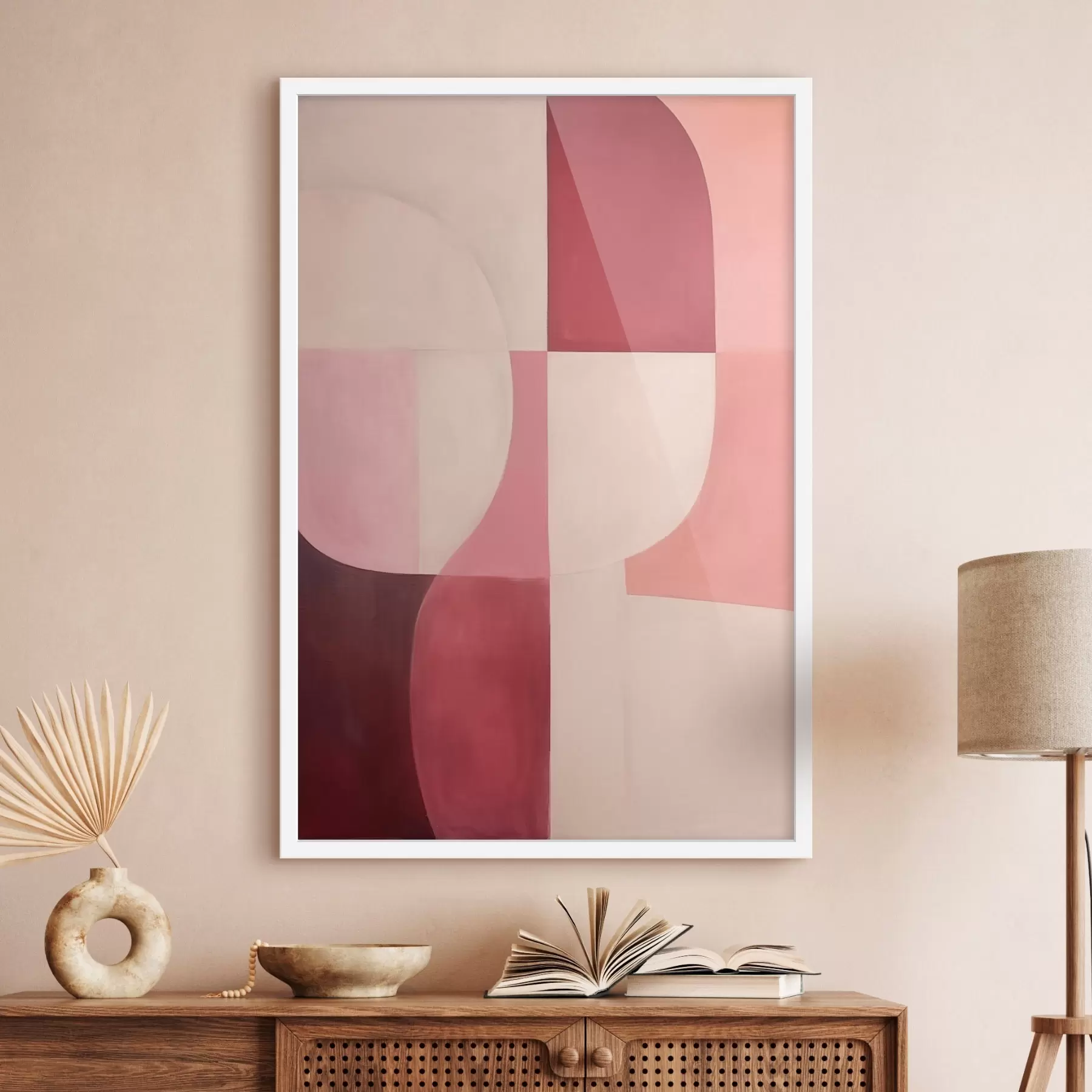 Fotobehang Samenstelling van vloeiende vormen f46989