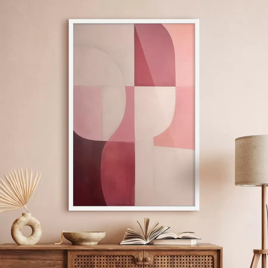 Fotobehang Samenstelling van vloeiende vormen f46989