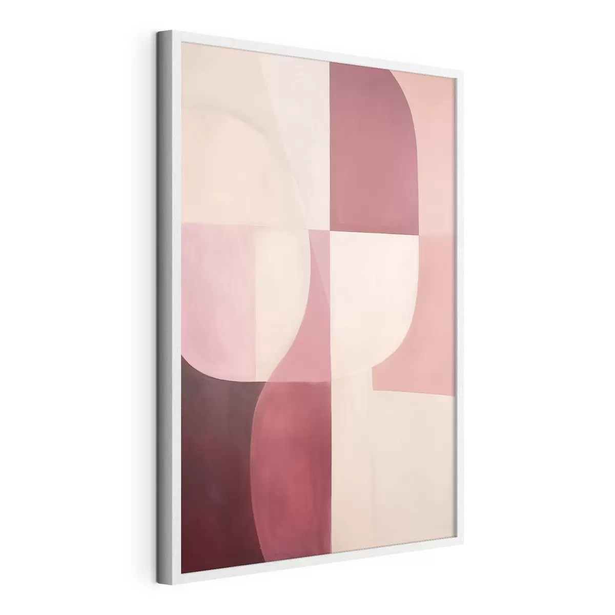 Poster Samenstelling van vloeiende vormen f46989