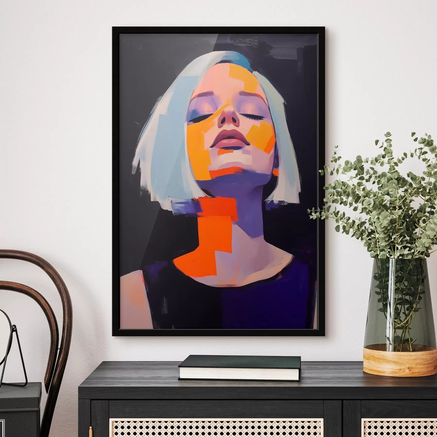 Fotobehang Portret van een meisje f47004