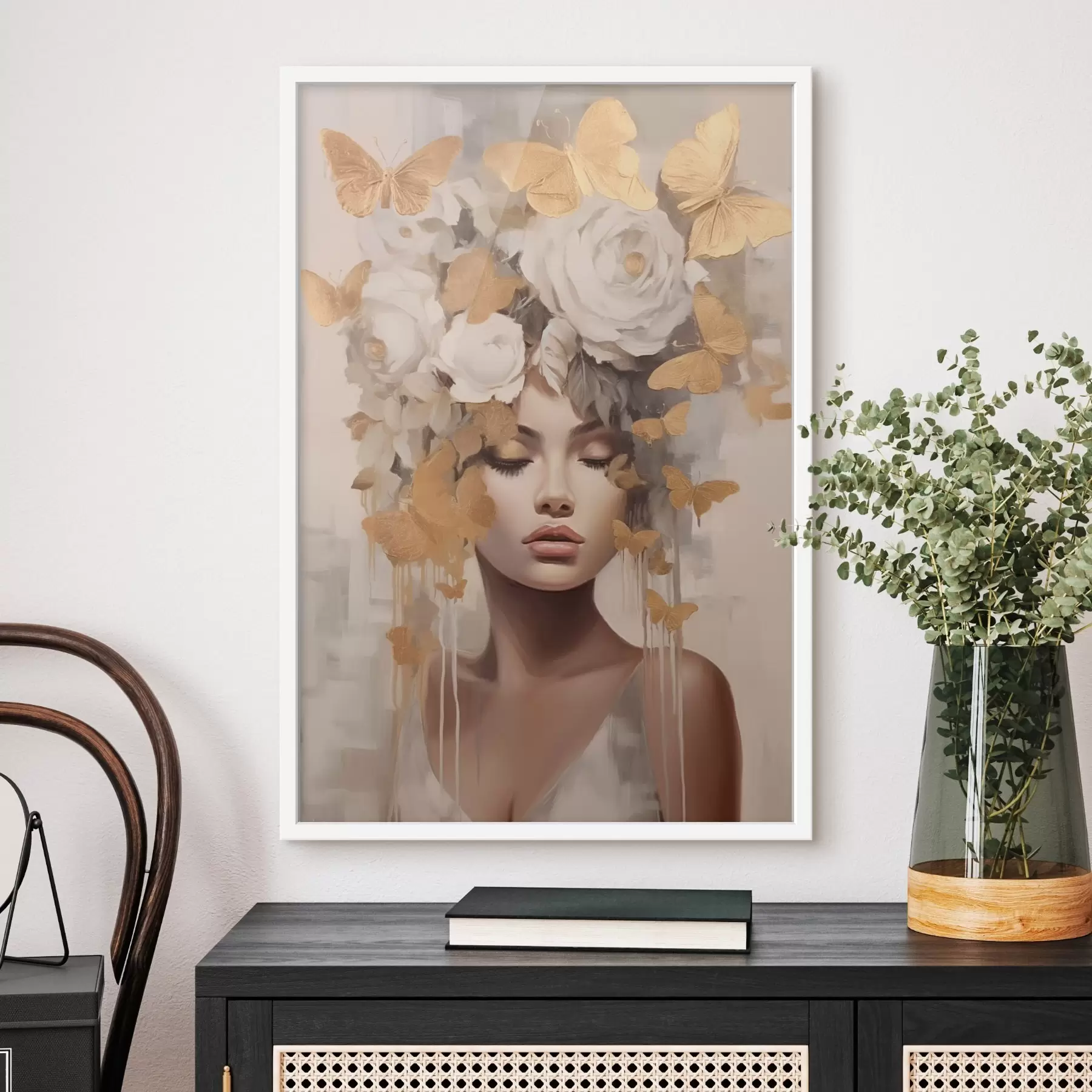 Fotobehang Portret van een meisje f47005