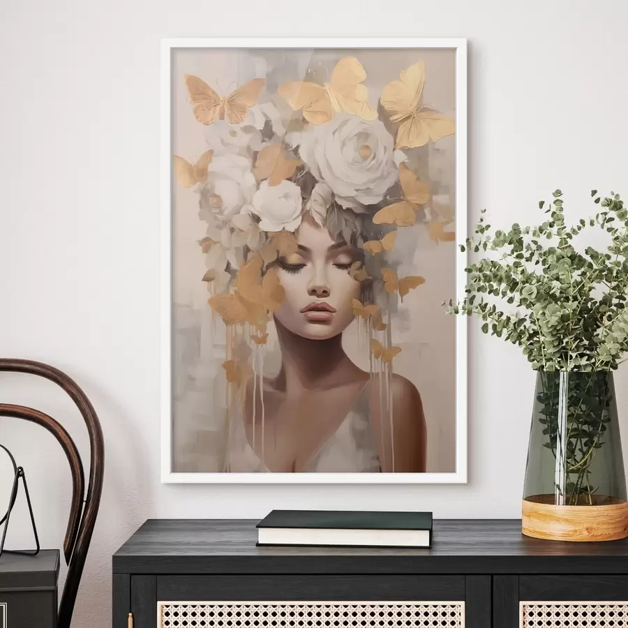 Fotobehang Portret van een meisje f47005