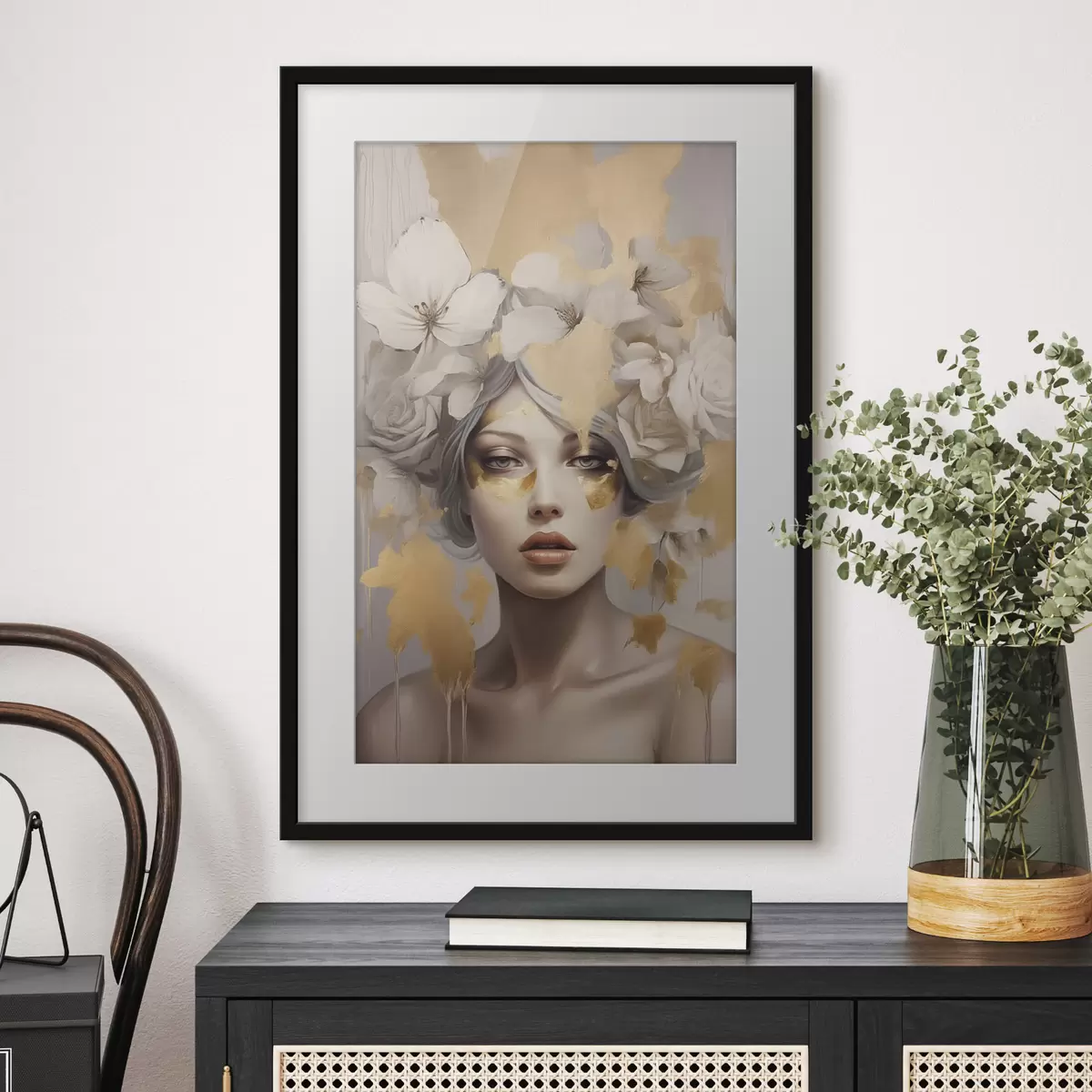 Poster Portret van een meisje f47006