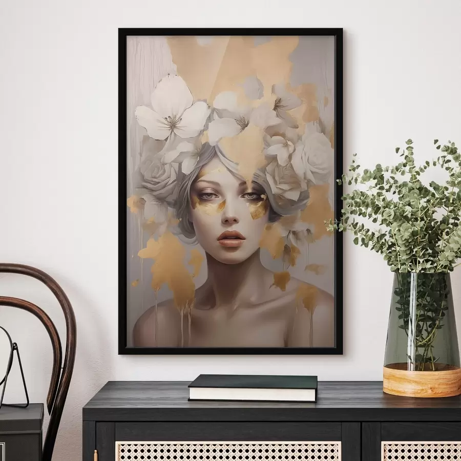 Fotobehang Portret van een meisje f47006