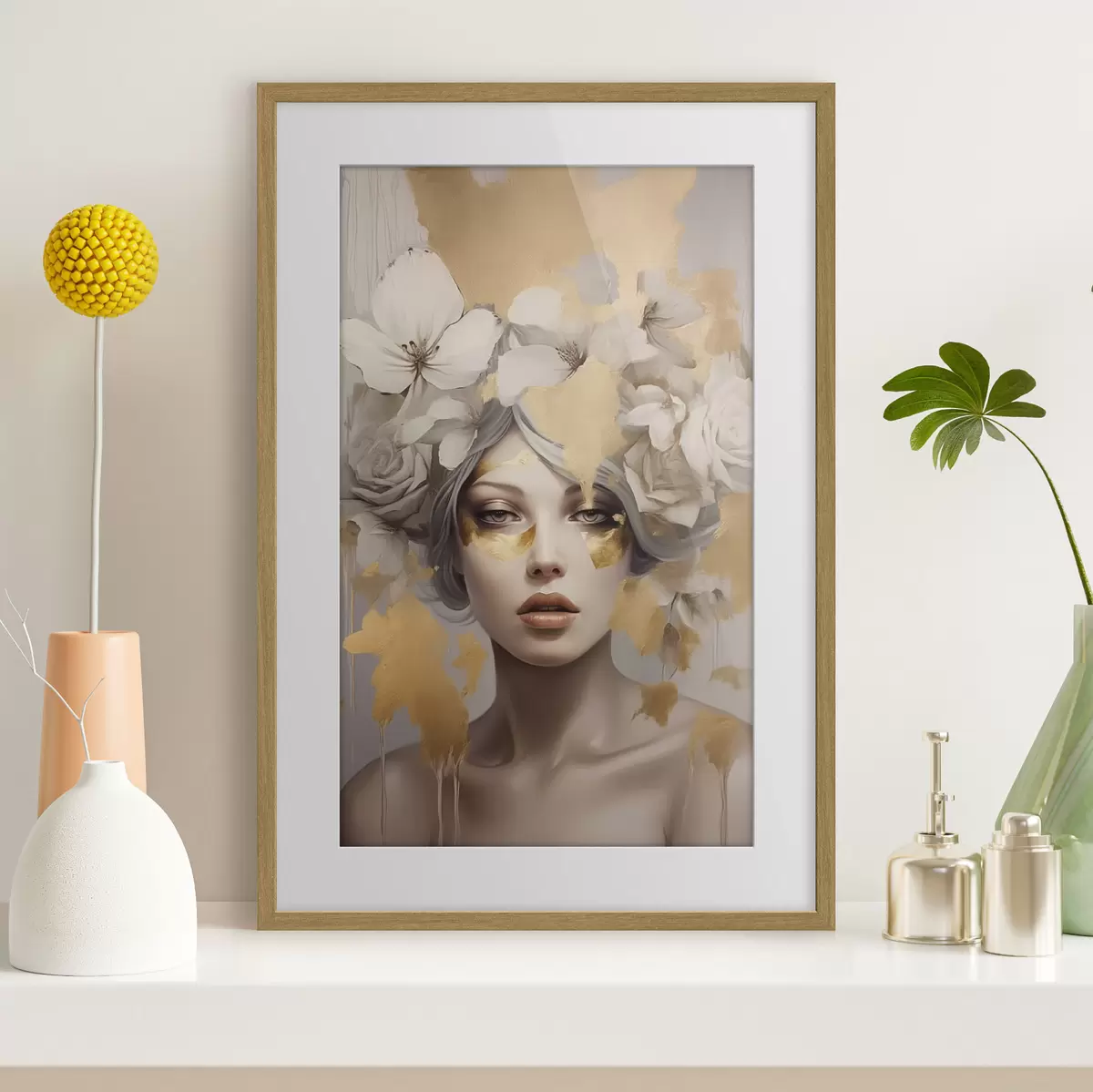 Poster Portret van een meisje f47006