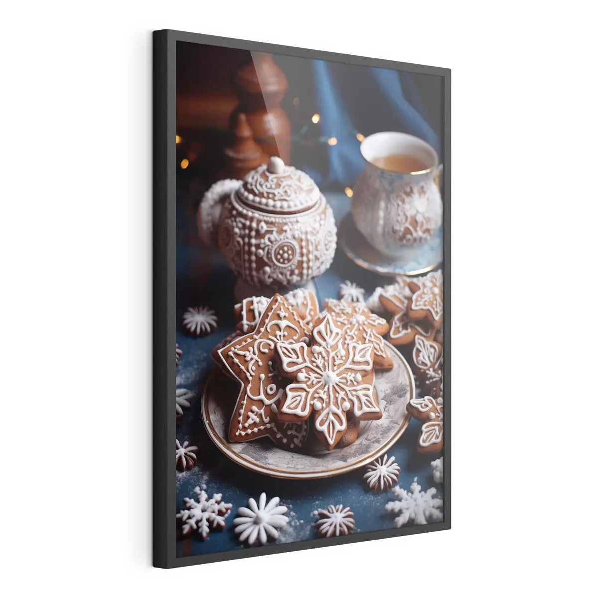 Poster Sneeuwvlokkoekjes f46982