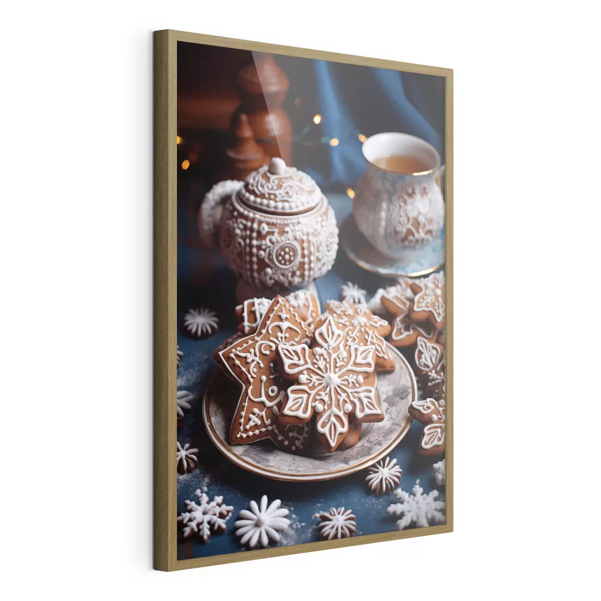 Poster Sneeuwvlokkoekjes f46982
